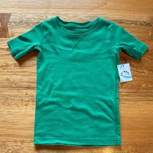 Primary Short Sleeve PJ Top Organic Cotton, Grass